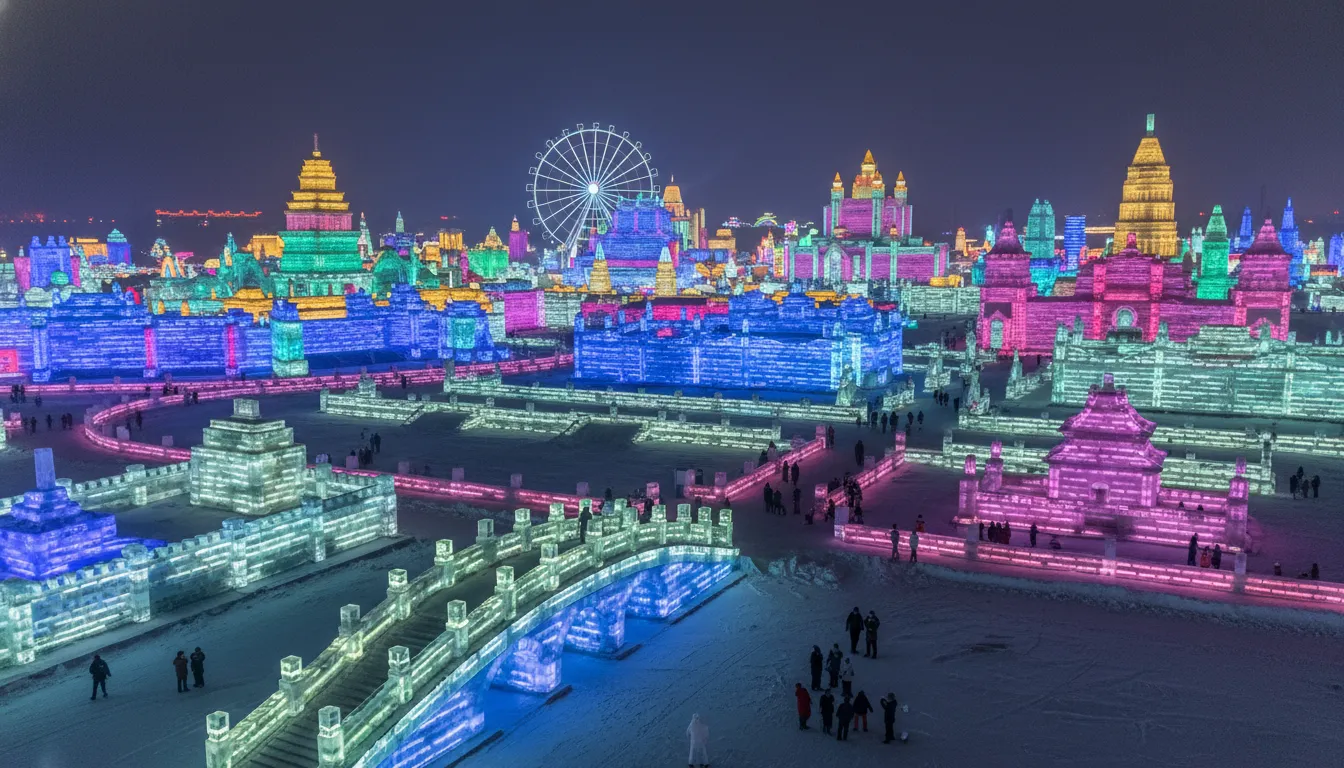 하얼빈 겨울 여행 | 빙등제로 만나는 얼음 도시 완전 정복 가이드