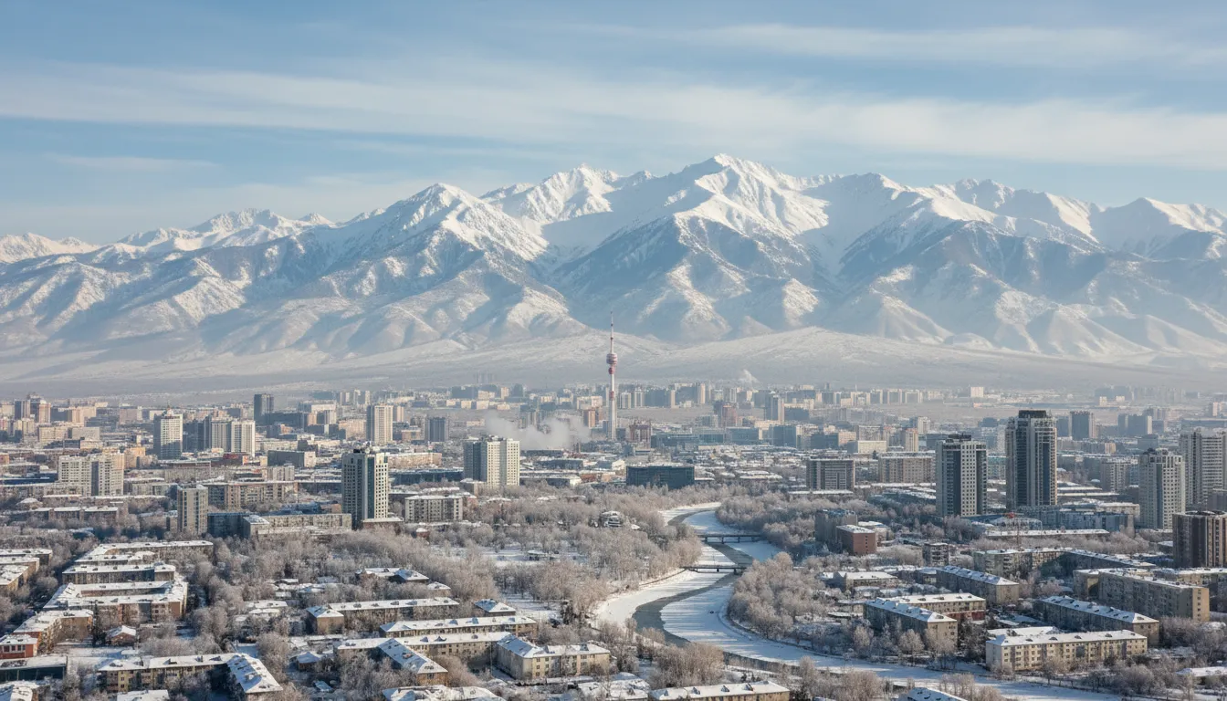 알마티 겨울 여행｜설산과 도시가 공존하는 곳