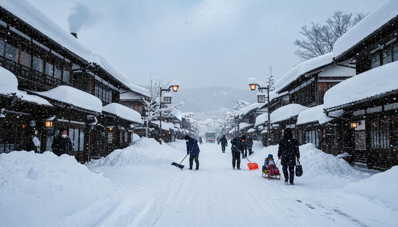 아오모리 겨울 여행|일본 최강 설국의 일상