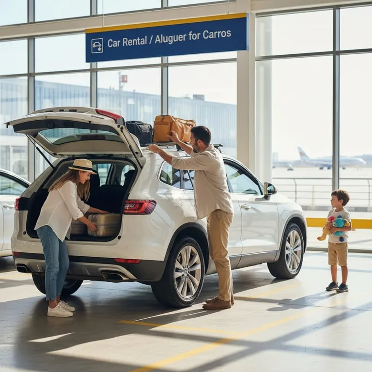 청주에서 리스본까지의 여정과 렌터카 인수 과정은 어떻게 되나?