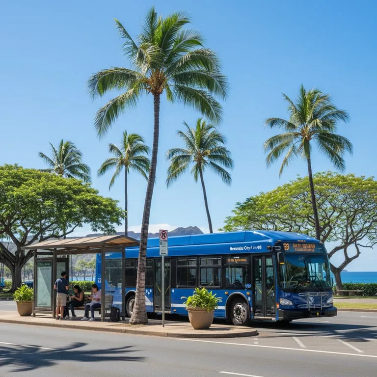 항공편과 교통 체계 - 부산에서 호놀룰루까지의 여정과 TheBus 활용법