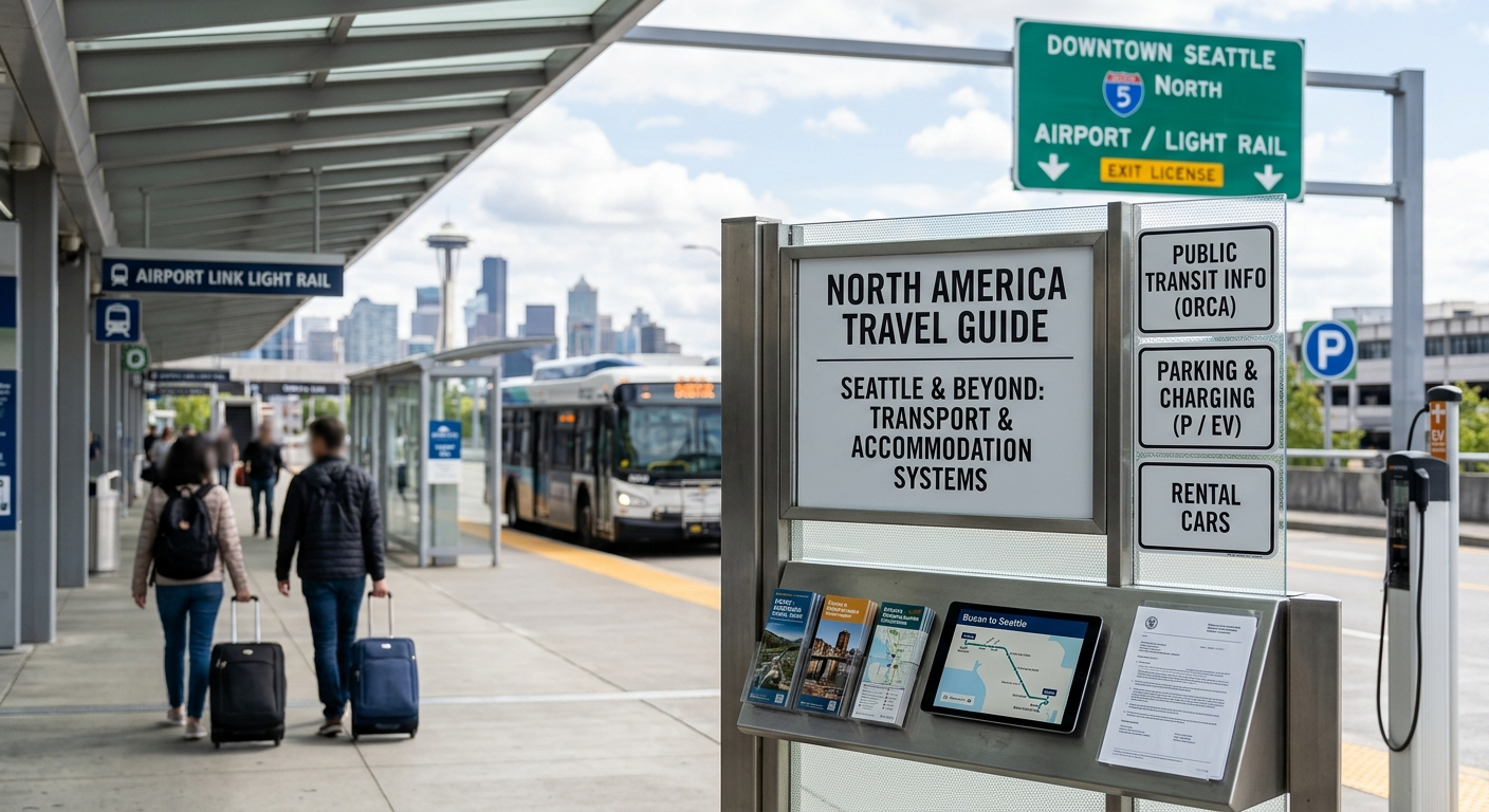 성공적인 북미 여행을 위한 교통 및 숙박 시스템 가이드