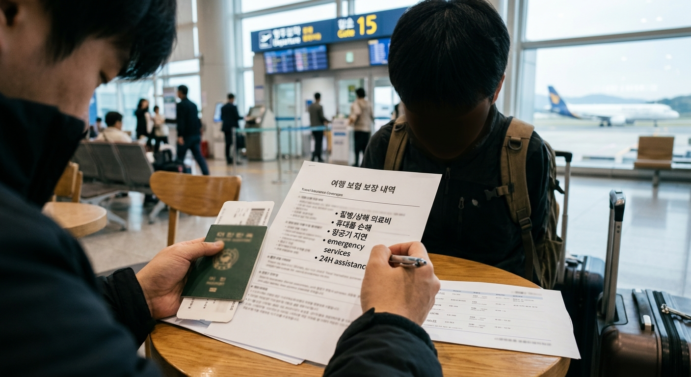 여행 보험 고르는 법: 청주 출발 장거리/단거리별 꼭 보는 보장 5가지