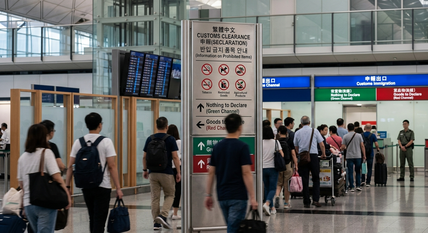 세관 신고 및 반입 금지 품목