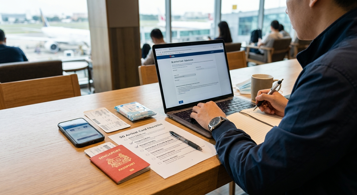 여행 전 준비사항(SG Arrival Card)