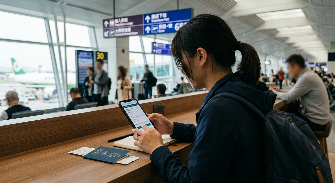 온라인 입국카드(TWAC) 작성 및 사전 준비