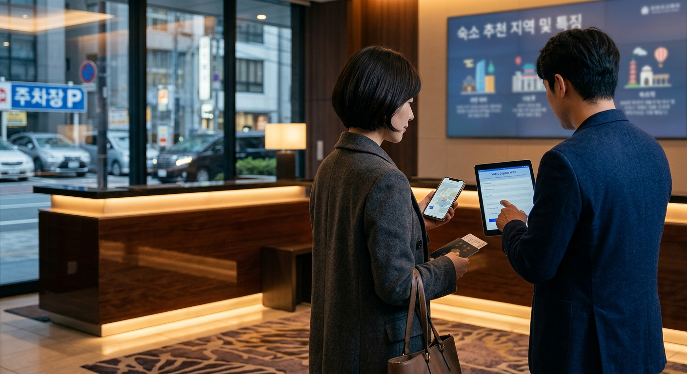 숙소 추천 지역 및 특징