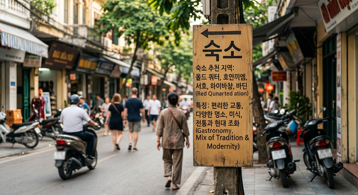 숙소 추천 지역 및 특징