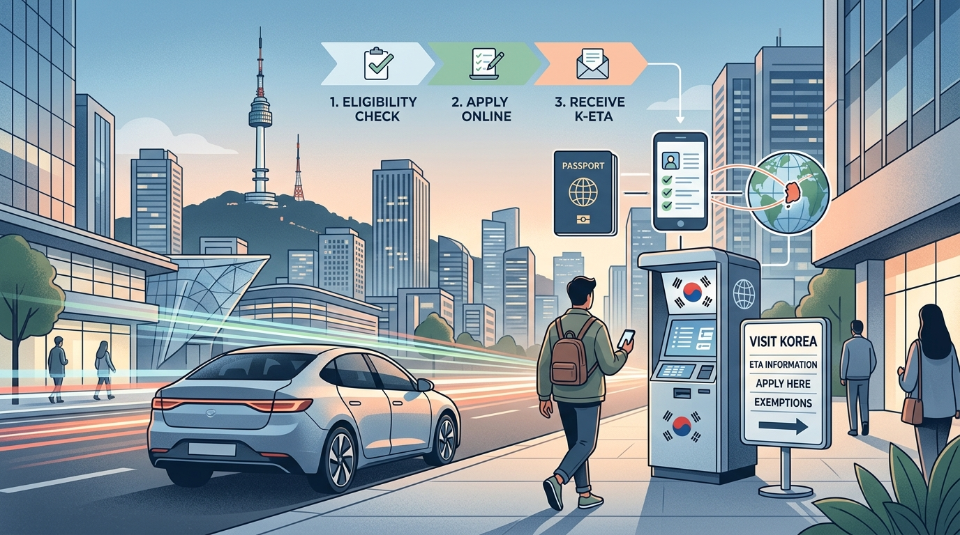 한국인 해외여행 필수 체크: K-ETA가 필요한 국가·면제·신청 흐름