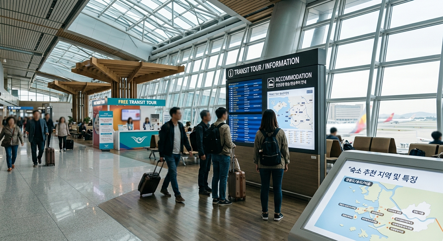 숙소 추천 지역 및 특징