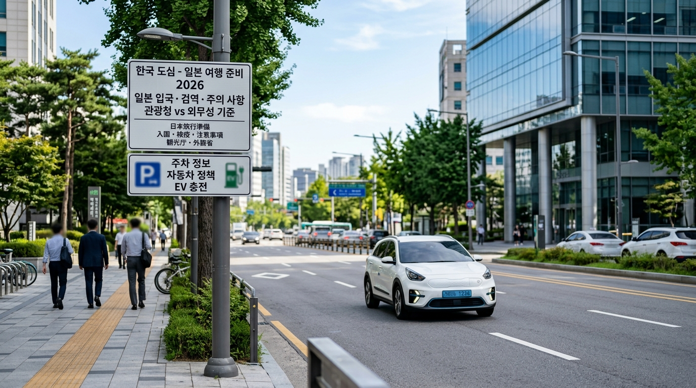 일본 관광청 vs 외무성 기준으로 보는 2026 일본 여행 준비(입국·검역·주의사항)
