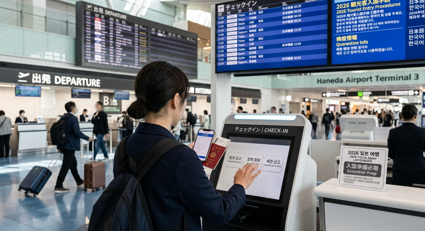 일본입국 전 필수 준비사항