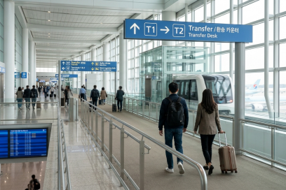 인천공항 환승 동선: 터미널 간 이동과 환승 절차 핵심만 정리
