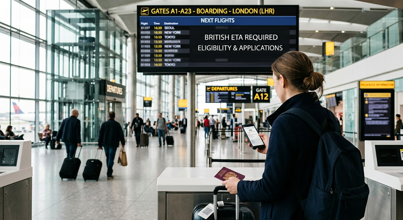 여행 전 필수 체크: 영국 ETA 신청 자격과 방법
