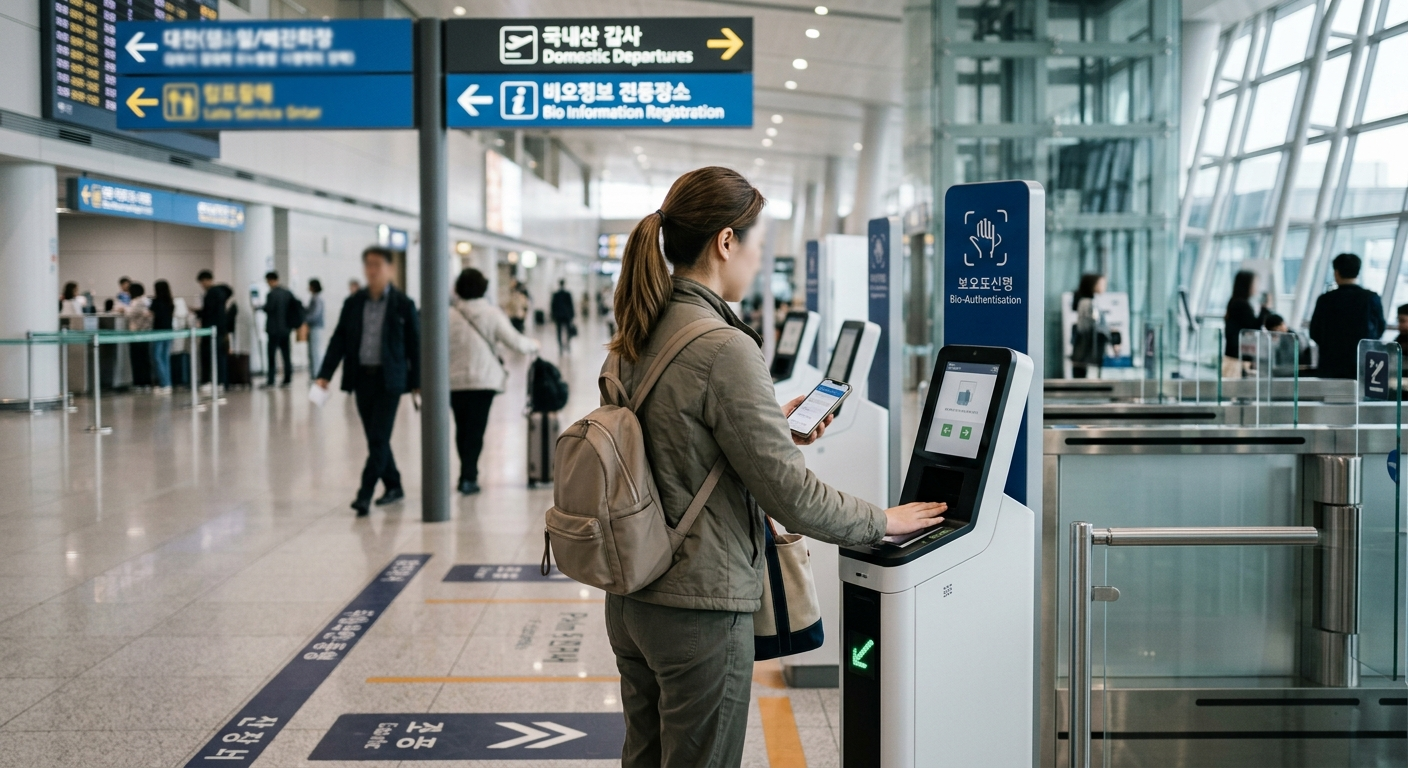 빠른 통과를 위한 바이오 인증 투어