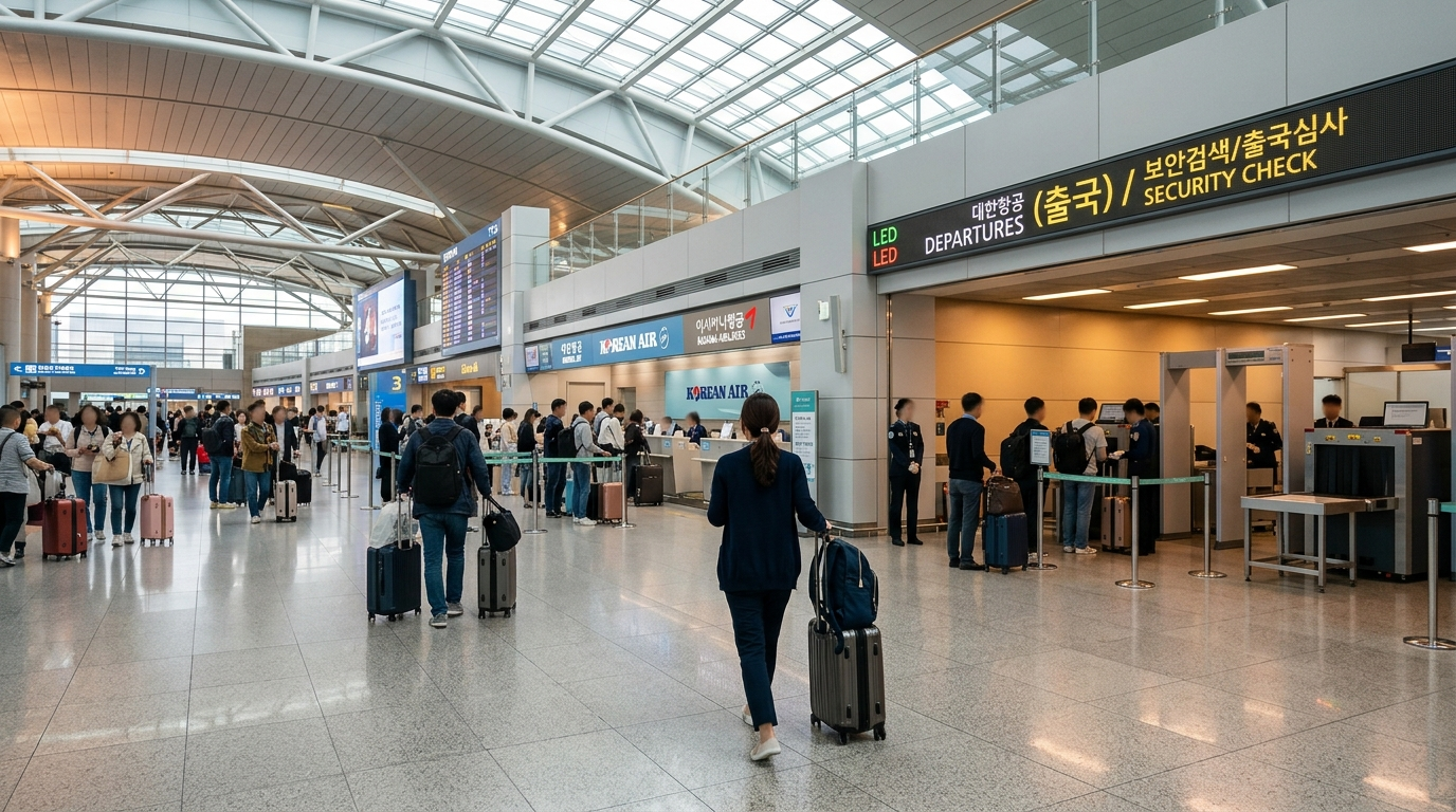 인천공항 출국 절차 한 번에 정리: 체크인부터 보안·출국심사까지
