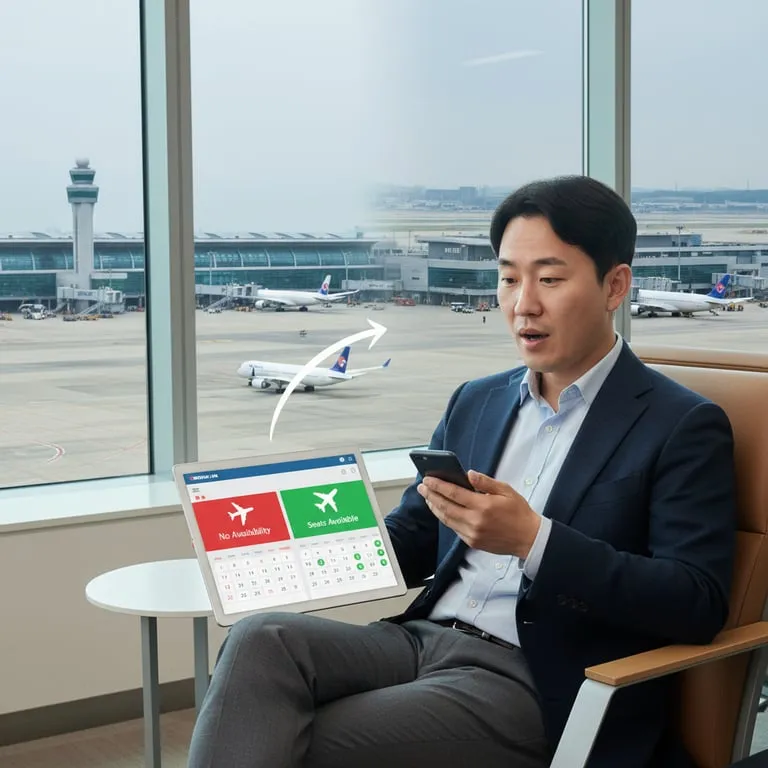 대한항공 마일리지 좌석 찾을 때 ICN vs GMP 차이: 공항 바꾸면 좌석이 보일까?
