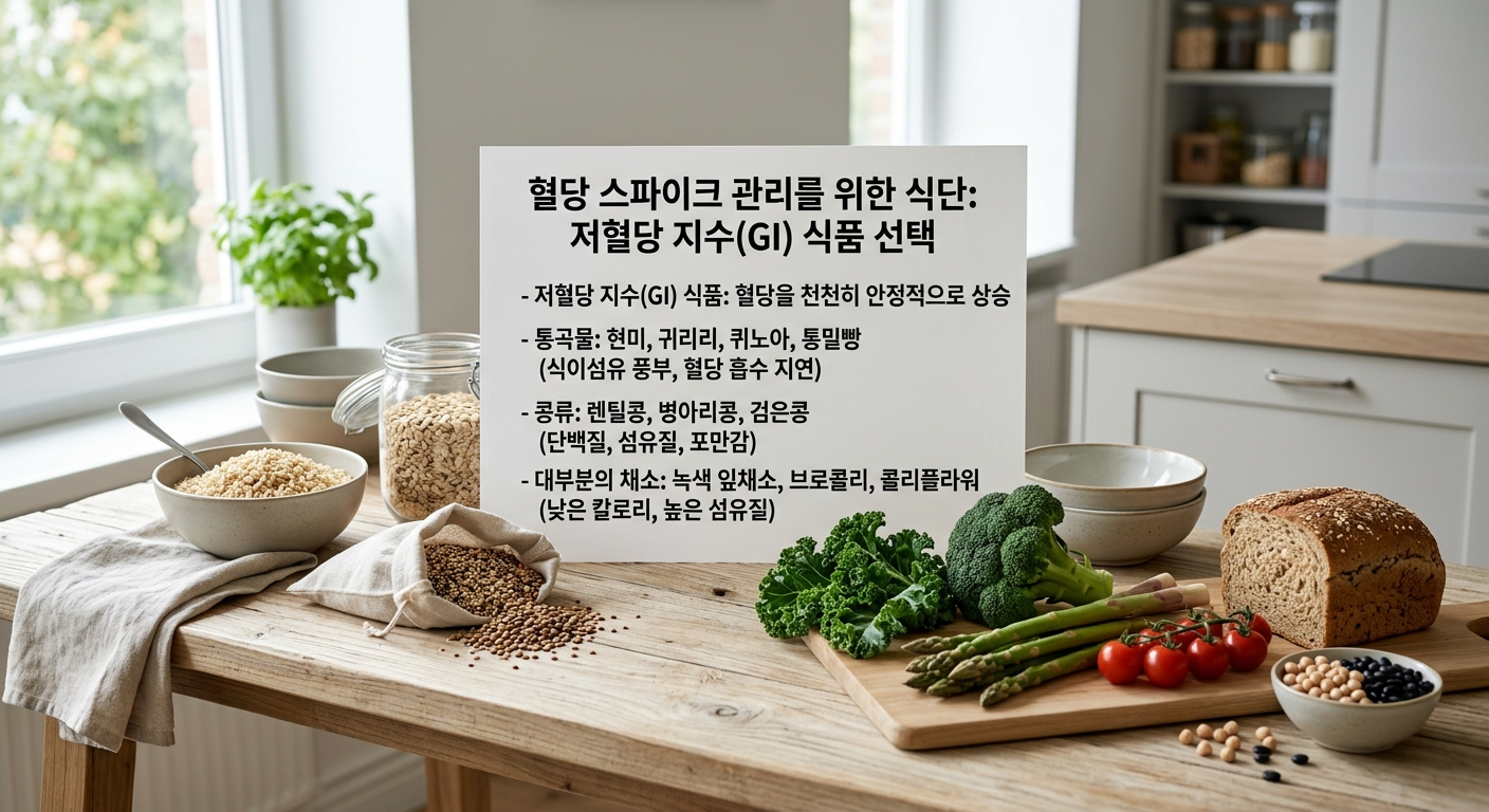 저혈당 지수 식품 선택 기준
