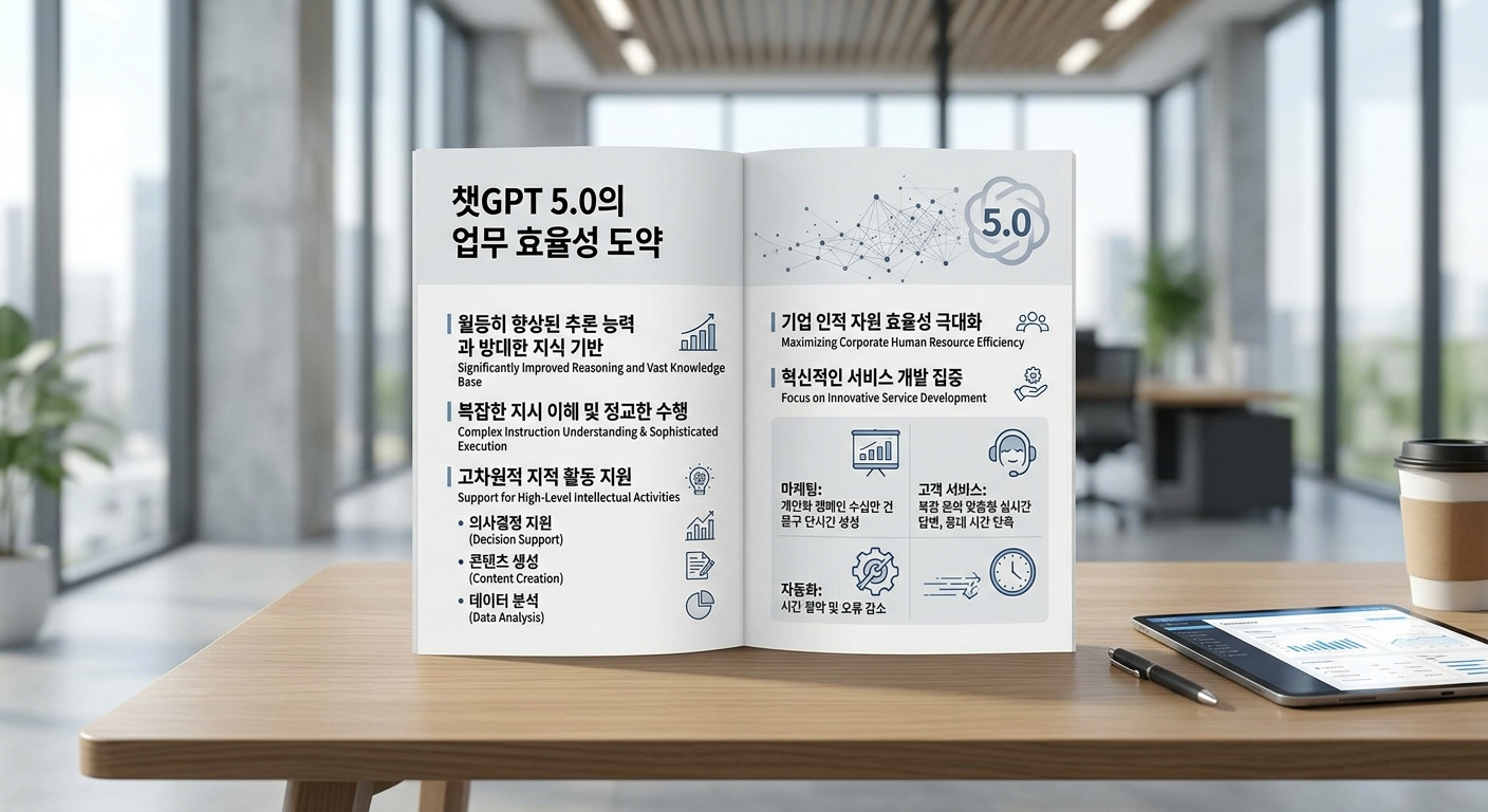 챗GPT 5.0의 업무 효율성 도약