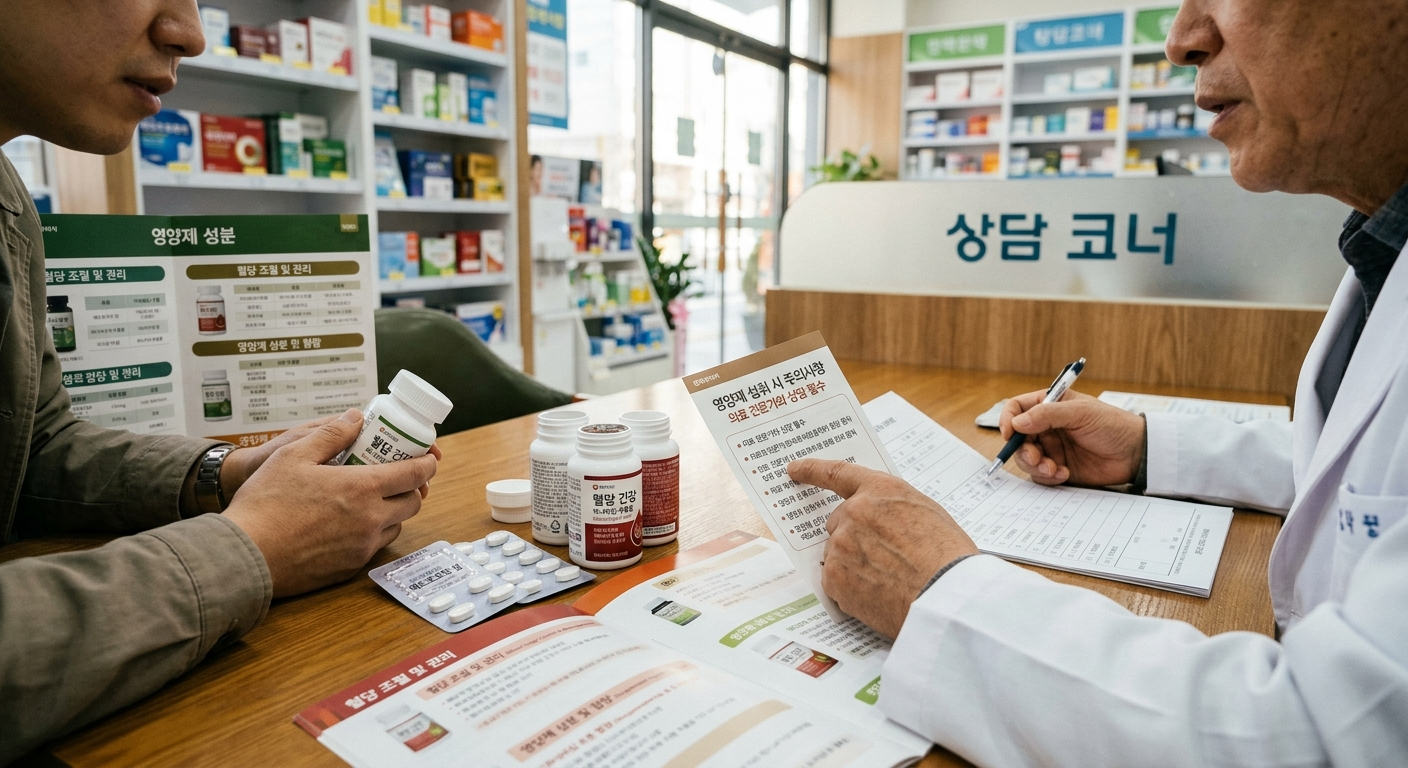 영양제 선택 및 섭취 시 고려사항
