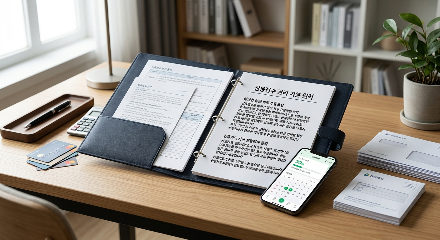 신용점수 관리 기본 원칙