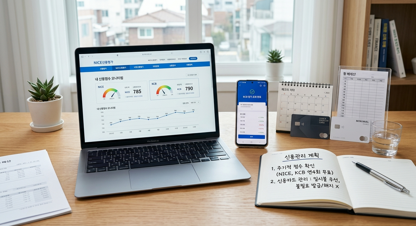신용점수 향상 모니터링과 추가 팁