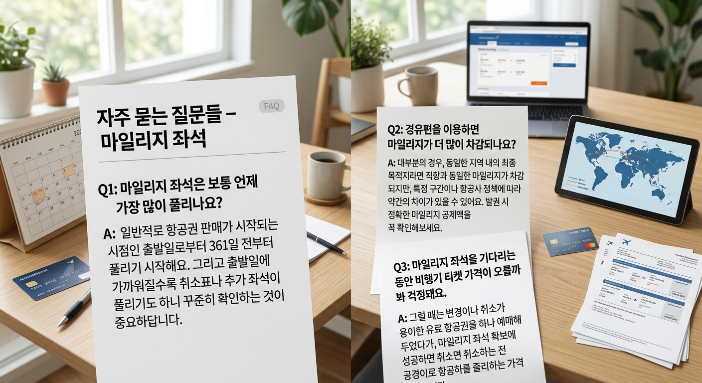 FAQ – 자주 묻는 질문들