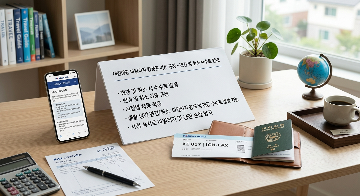 변경 및 취소 규정, 미리 알아두면 힘이 돼요