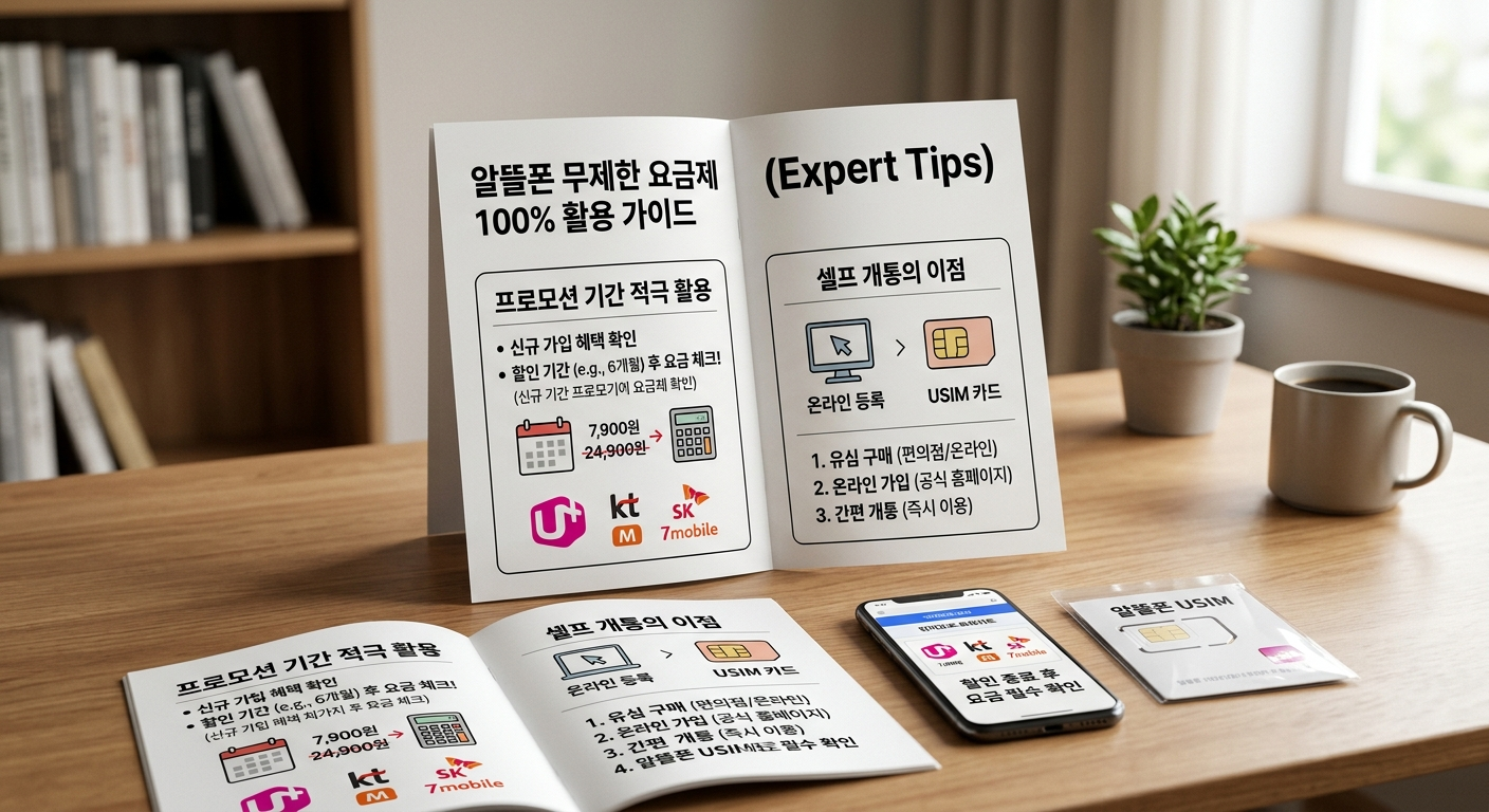 알뜰폰 활용 전문가 팁