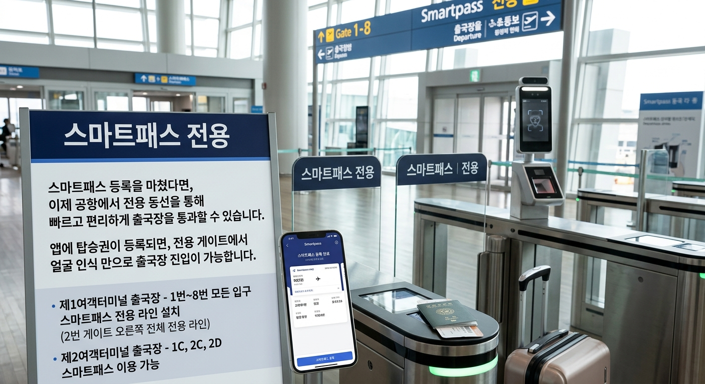 스마트패스 전용 출국장 이용 안내