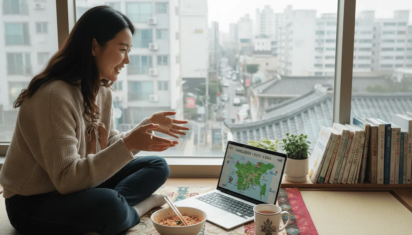 방글라데시 주요 도시 4박6일 여행 플랜