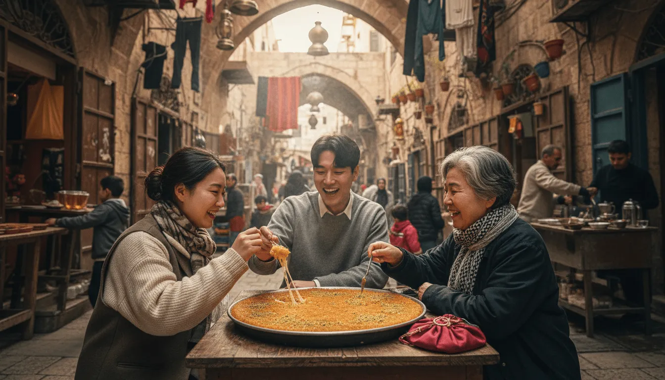 나블루스의 달콤한 유혹과 특별한 경험들