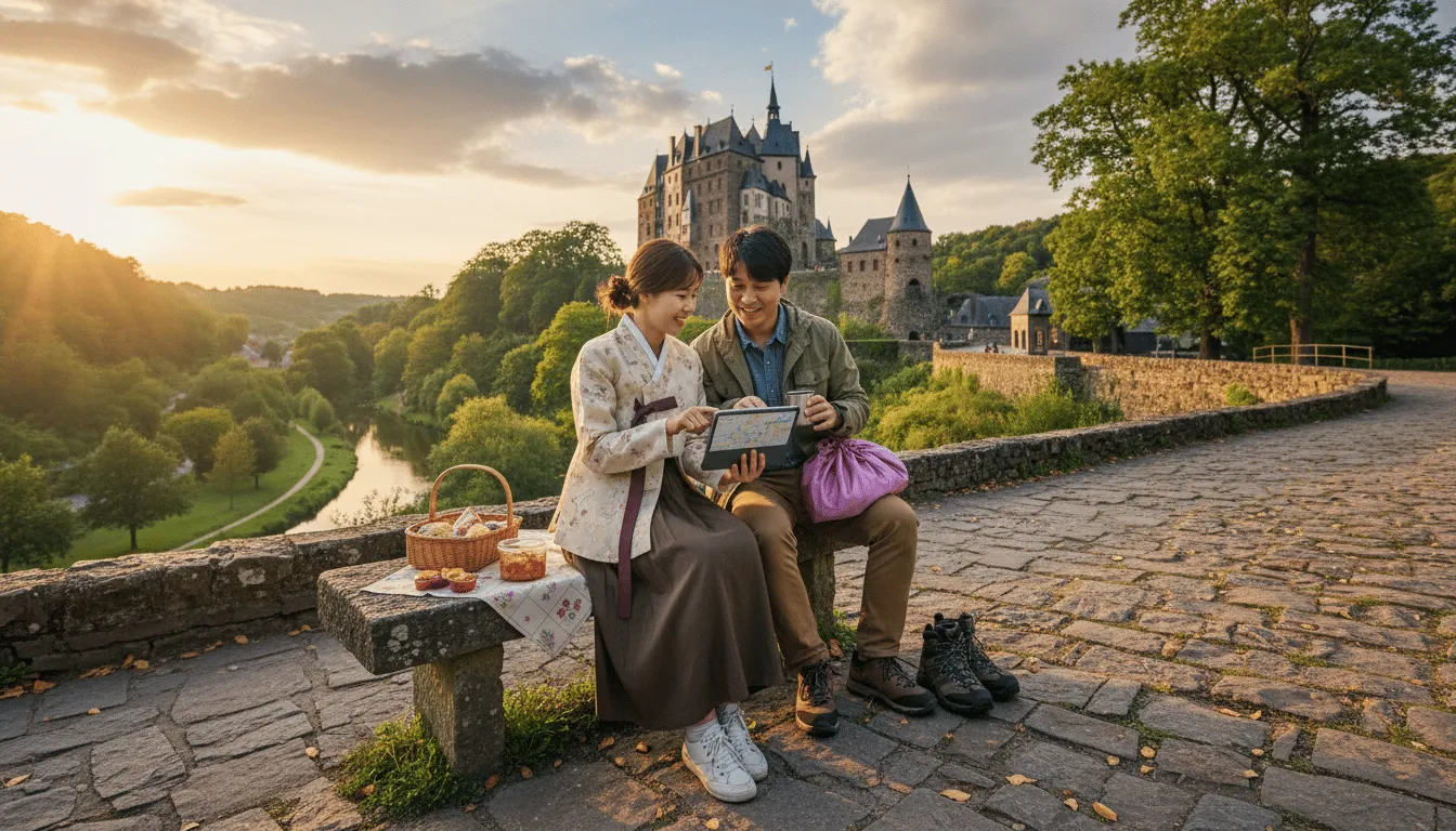 룩셈부르크 주요 도시 6박8일 여행 플랜