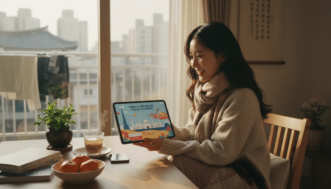 아랍에미리트 두바이·아부다비 4박6일 여행 플랜