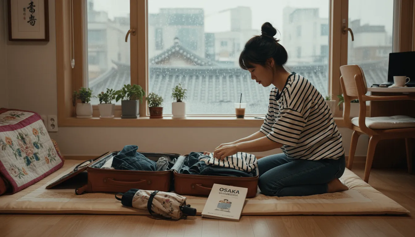 오사카 9월 여행 준비 체크리스트와 비 오는 날 동선 팁