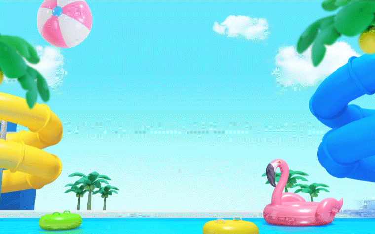 서울 여름 물놀이 나들이 코스 요약 GIF
