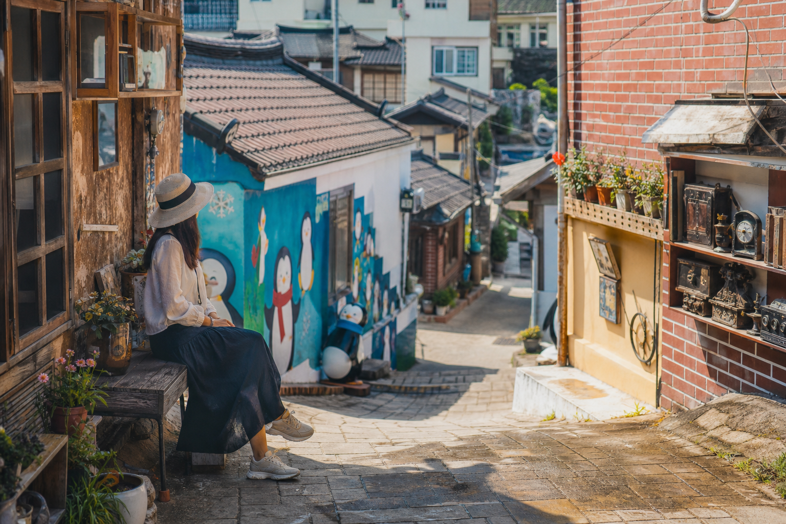 광주 양림동 역사문화마을 골목과 여행 분위기를 담은 이미지