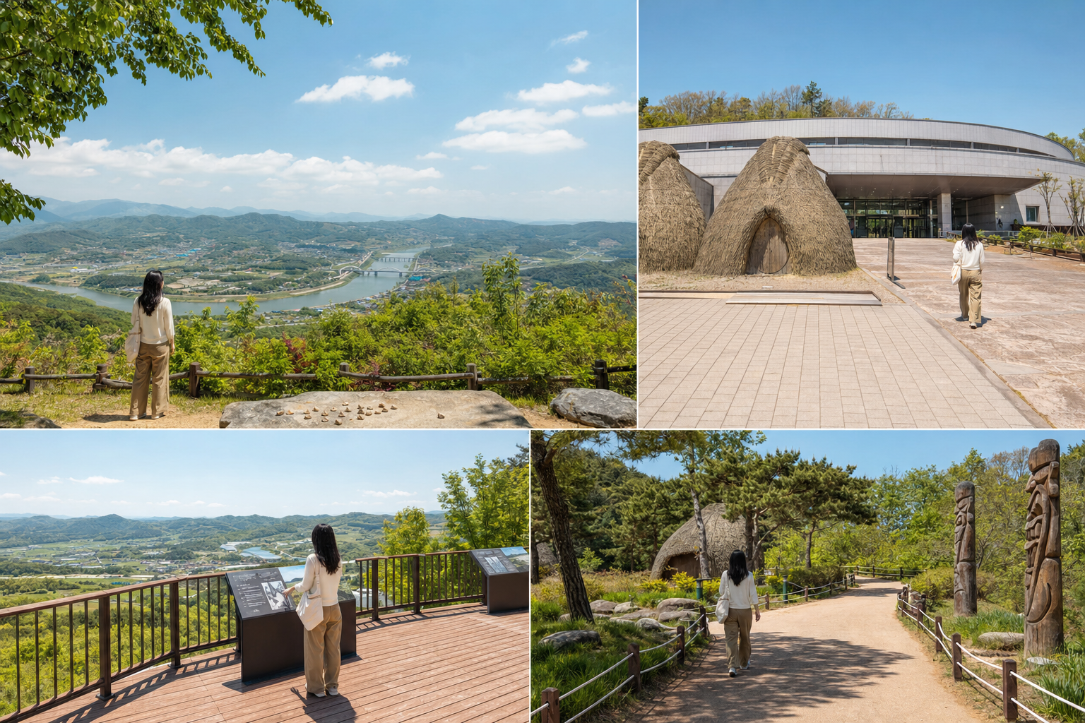 울산 울주 대곡리 선사문화권과 현장 관람 동선 풍경