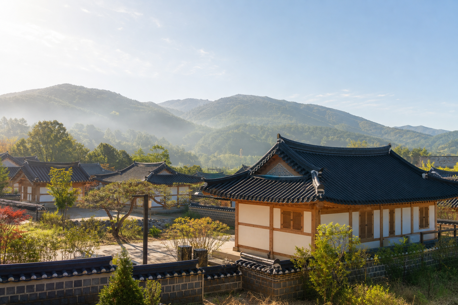 강릉 왕산한옥마을 전경