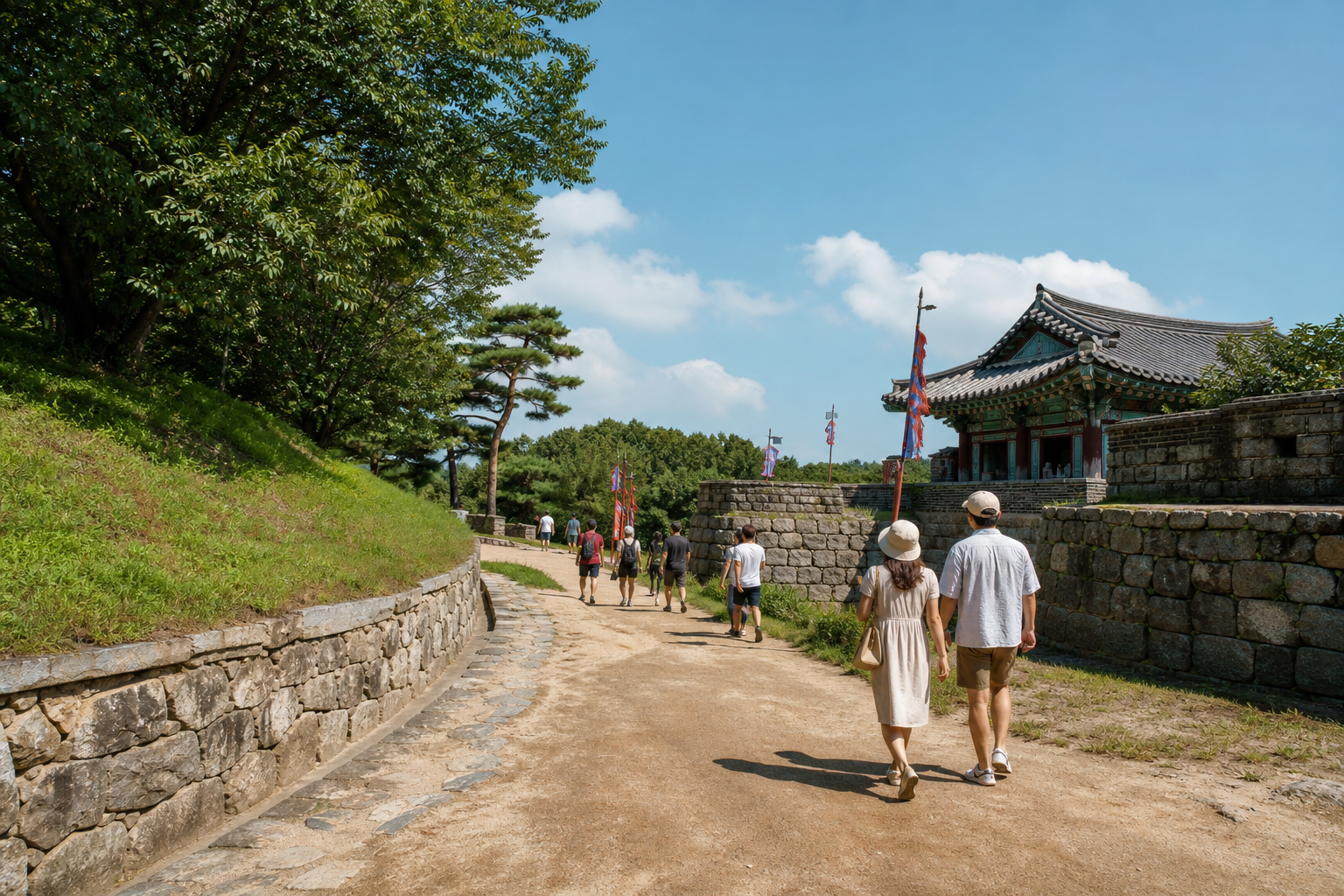 고창 읍성과 산책 풍경