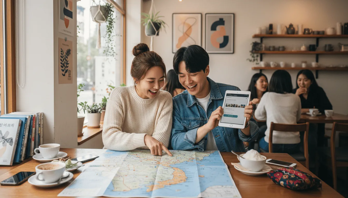 숙소 위치 선정은 첫날 동선의 8할!
