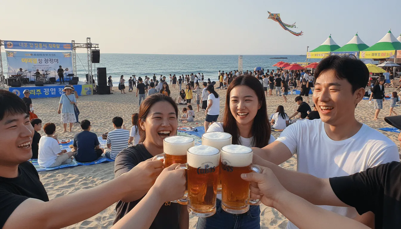 시원한 바다 바람과 함께하는 수제 맥주의 유혹