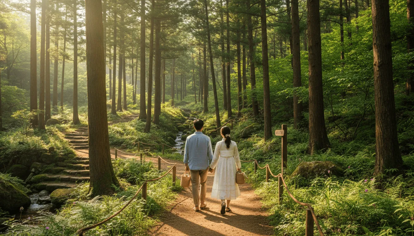 푸른 숲과 계곡 사이로 연인과 함께 걷는 양구 자연 힐링 여행
