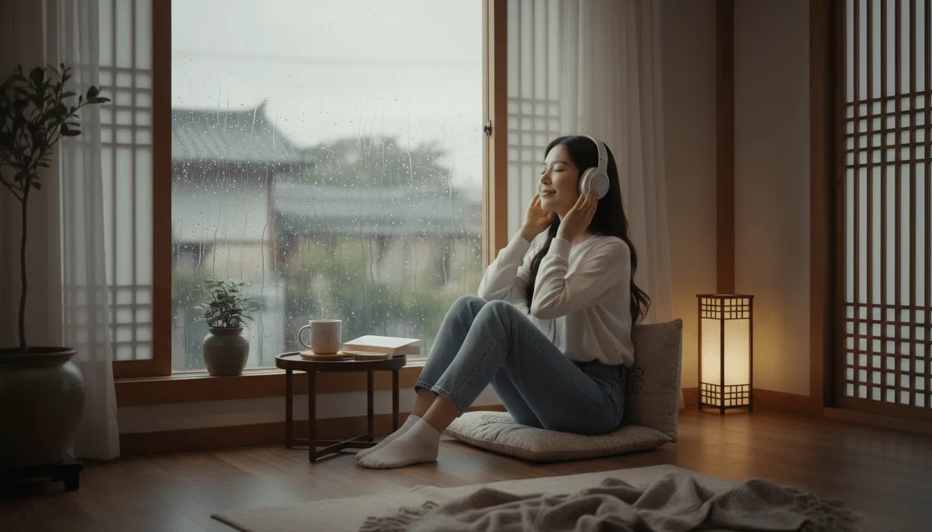 빗소리 대신 음악 소리 음악 감상 여행 코스