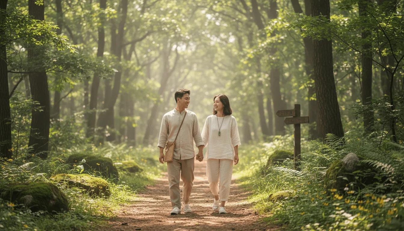 초여름 녹음 속 다정한 쉼표 연인과 느리게 걷는 진안 감성 힐링 여행