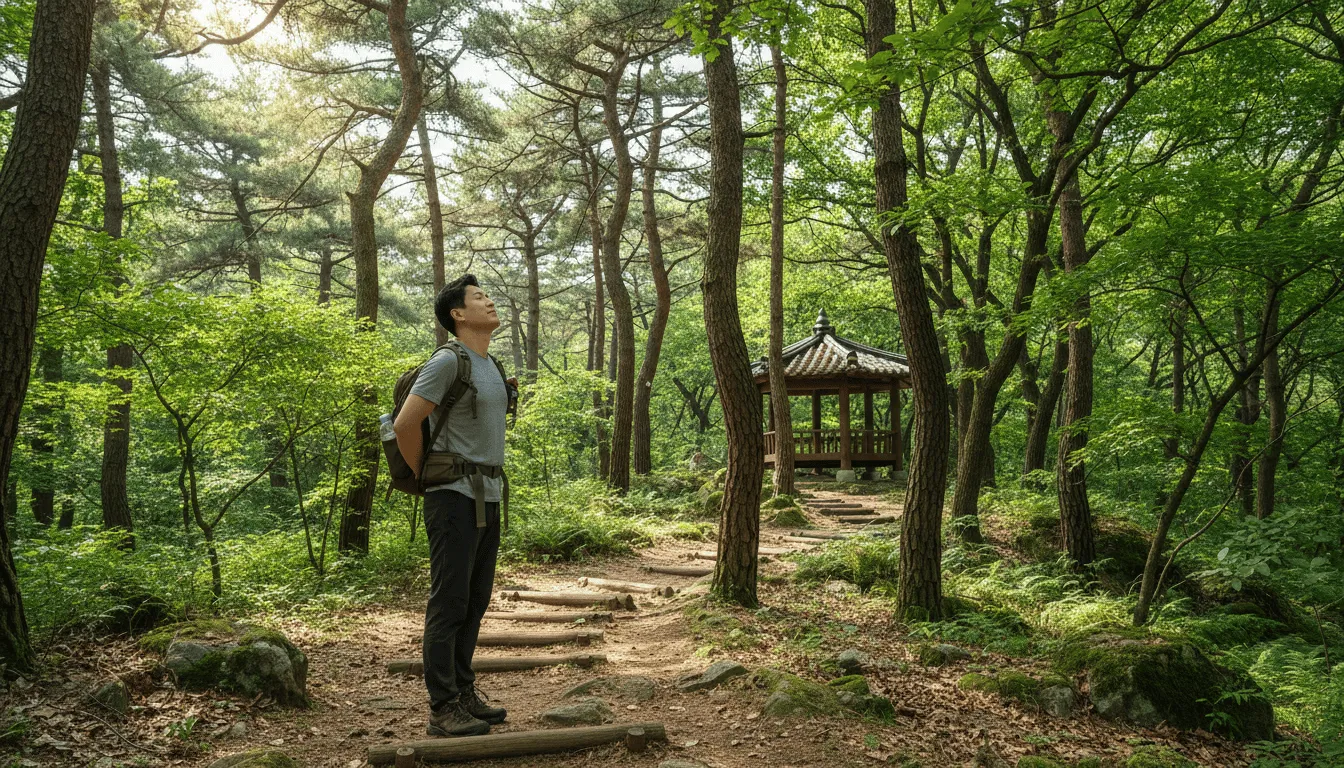 [가볼래-터] 숲캉스 - 초록 장막 아래 산소 충전 :: 돈대카페 아웃포스트 광교푸른숲도서관 숲의하루