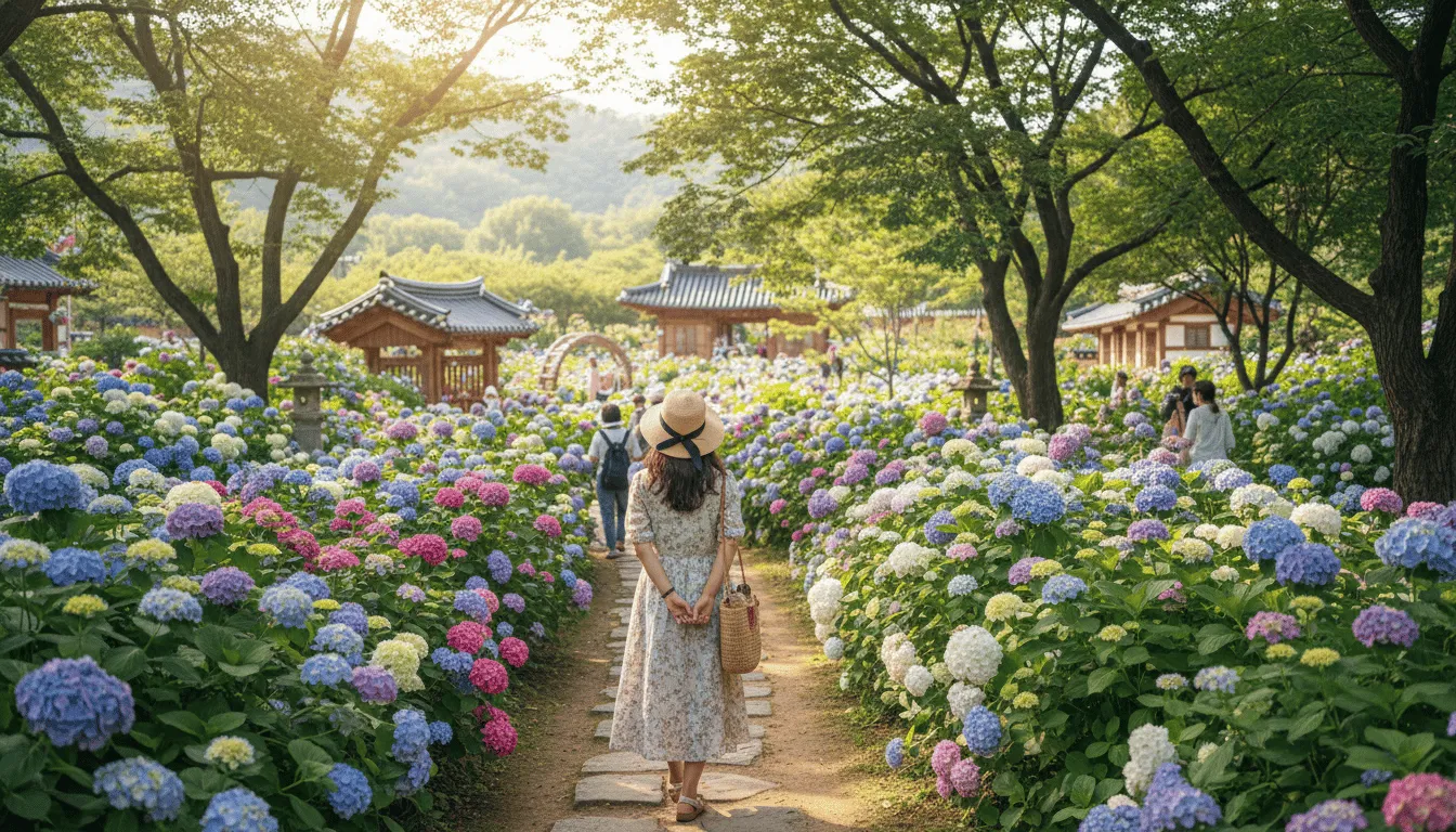 여름 가평, 꽃들의 향연이 시작되다