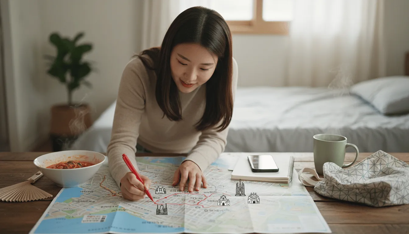 바르셀로나 4박6일 여행 준비물과 가우디 명소 동선 정리