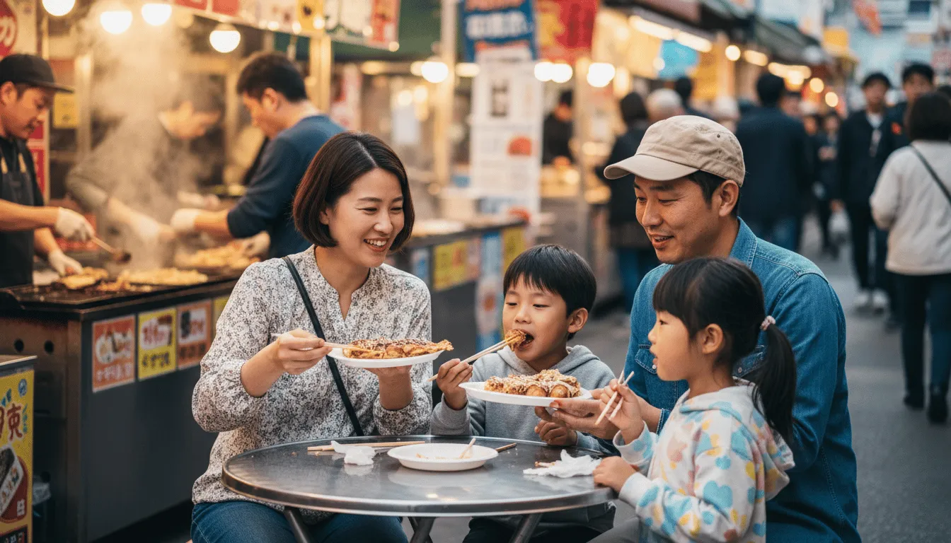 점심 즐기기: 항구 도시의 미식 향연