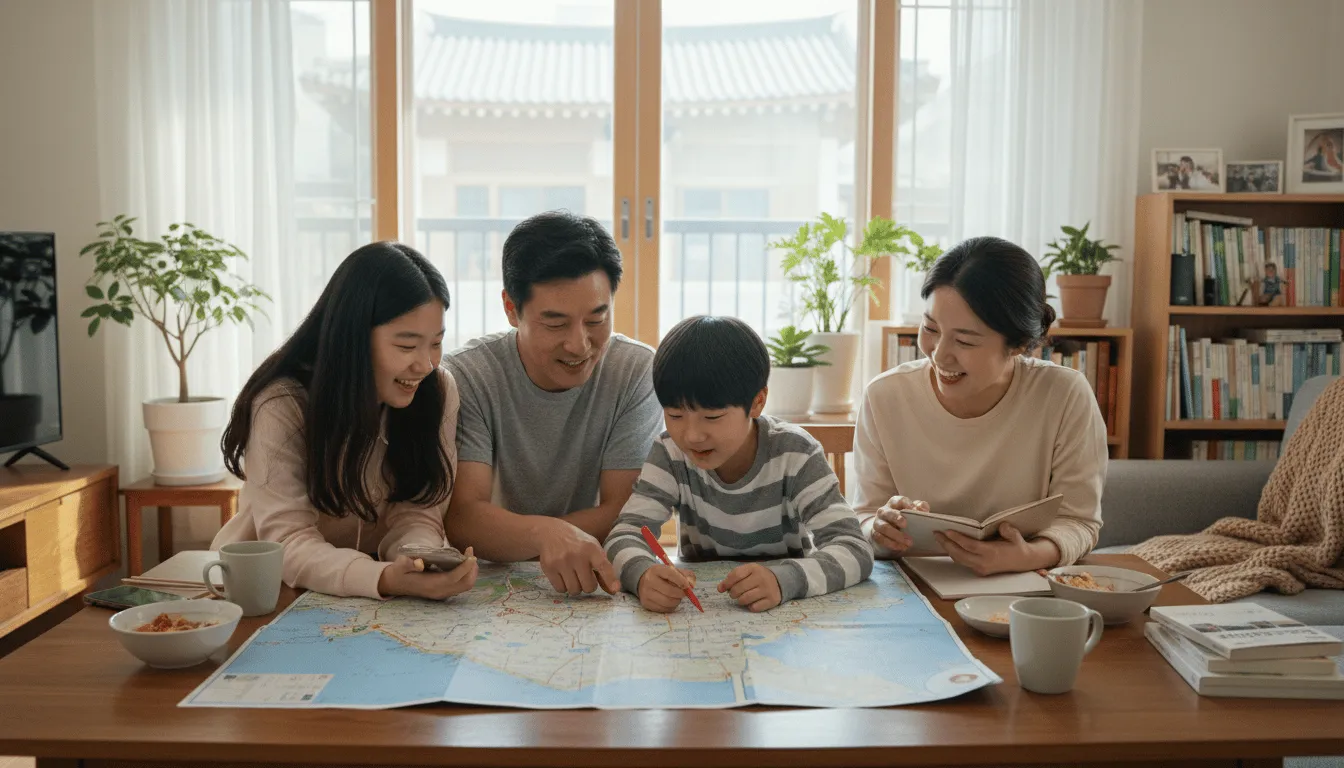 우리 가족만을 위한 '거점 중심' 계획 세우기